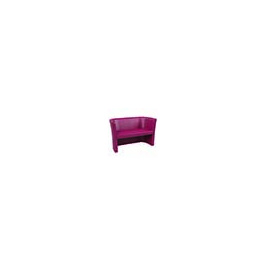 Canapé TUBE 2 places tissu enduit - L122xP62xH76,5 cm