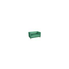 Canapé ARGO LIGHT WOOD 2 places tissu enduit piètement bois incolore - L128xP75xH68 cm