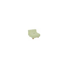 Chauffeuse COCOON - pied en bois - L60xP60xH53 cm