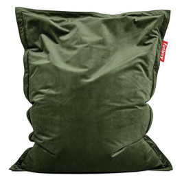 Pouf FATBOY Original slim velvet - 155x120 cm - Deep green