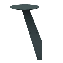 Tablette à intégrée pour banquette RAMY - D33 cm - Noir