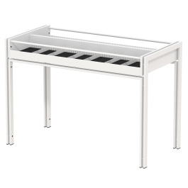 Bac à CD/DVD ITO 14 cases avec 1 tiroir - L123xP60xH85,5 cm