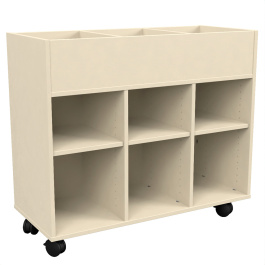 Bac à albums PICCOLO 9 cases - L104,5xP45xH92 cm