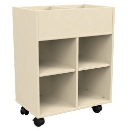 Bac à albums PICCOLO 6 cases - L70,5xP45xH92 cm