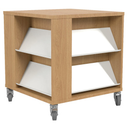Table à nouveautés stratifié - L83,6xP83,6xH87,5cm