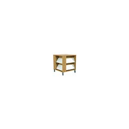 Table à nouveautés stratifié - L83,6xP83,6xH87,5cm