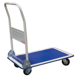Chariot de manutention dossier rabattable max 150kg - H 68 cm