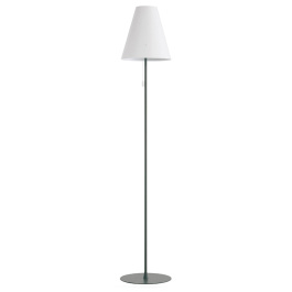 Lampadaire COSYLITE, acier époxy abat-jour D34 cm blanc PVC - H180 cm