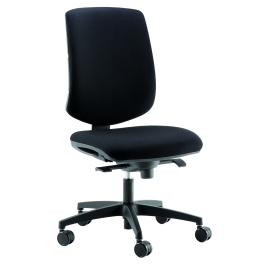 Siège UNIT SOFT dossier et assise tissu TEDDY - H44,2 à 57,6 cm