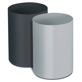 Corbeille à papier 17L en  acier  - D25,5xH.33 cm