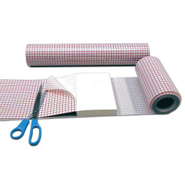 Film de protection prise directe PVC rigide ép.250 microns - L34 cm