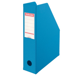 Lot de 5 boites à brochures pliante A4 en PVC - L7 x P24 x H32 cm