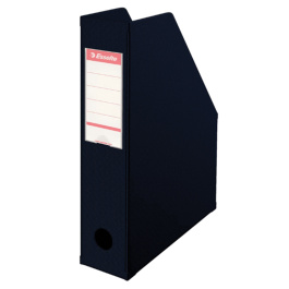 Lot de 5 boites à brochures pliante A4 en PVC - L7 x P24 x H32 cm