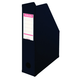 Lot de 5 boites à brochures pliante A4 en PVC - L7 x P24 x H32 cm