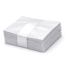 Rouleau de 1000 unités porte fiche coins de livre adhésif PVC cristal 100 microns 8x8 cm