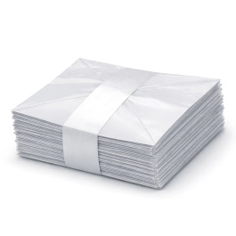 Rouleau de 1000 unités porte fiche coins de livre adhésif PVC cristal 100 microns 8x8 cm