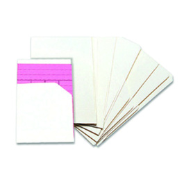 Lot de 100 pochettes de prêt coloris écru l.7,5 x h.9,5 cm