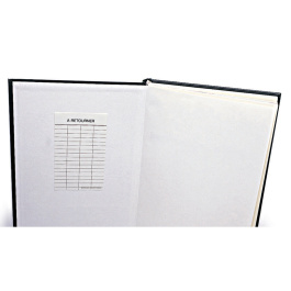 Lot de 1000 fiches à retourner en offset blanc 120g/m2 - L7,5xH12,5cm