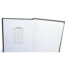 Lot de 1000 fiches à retourner en offset blanc 120g/m2 - L7,5xH12,5cm