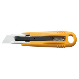 Cutter ambidextre en ABS lame reversible - L1,75 cm