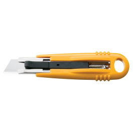 Cutter ambidextre en ABS lame reversible - L1,75 cm