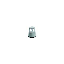Marche-pied sur roulettes coloris gris clair - D41xH38 cm
