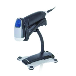 Lecteur de code-barres mains libres laser 1D avec support