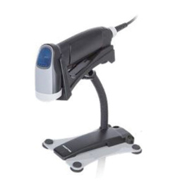 Lecteur de code-barres mains libres laser 1D avec support