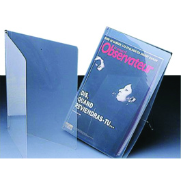 Protège revues en priplack translucide l.23,5 x h.29,5 cm