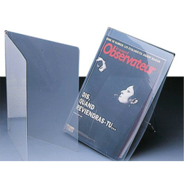 Protège revues en priplack translucide l.23,5 x h.29,5 cm