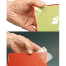 Boîte de 100 protège coins transparents en polyester - ep.25 microns