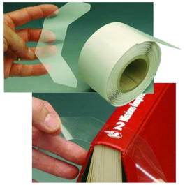 Boîte de 500 protège coiffe en polyester - ep.25 microns - l.4 cm