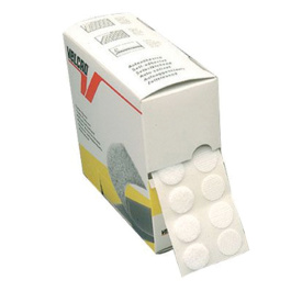Pastilles rondes velcro blanches double face x440 - D2 cm