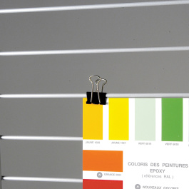 Lot de 12 pinces à clip pour grille d'exposition - 2 cm