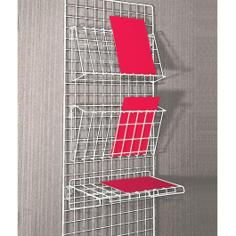 Support treillis avec 3 utilisations en métal - L45,5xH25 cm