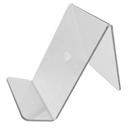 Support plexiglas transparent livre ou album - L10xP17xH13 cm