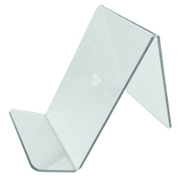 Support plexiglas transparent livre ou album - L10xP17xH13 cm