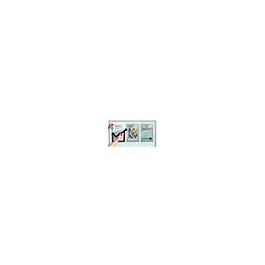 Lot de 5 supports d'informations magnétique pour surface métallique format A4 - stock