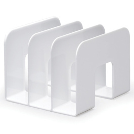 Range-revues 3 compartiments polystérol  - L21,5 x P21 x H16,5 cm