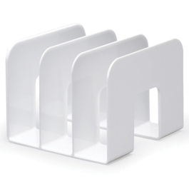 Range-revues 3 compartiments polystérol  - L21,5 x P21 x H16,5 cm