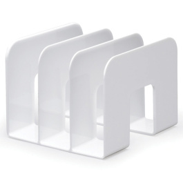 Range-revues 3 compartiments polystérol  - L21,5 x P21 x H16,5 cm