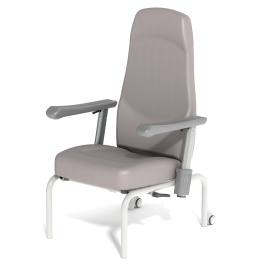 Fauteuil multiposition KOSI accoudoirs escamotables roulettes arrières