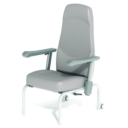 Fauteuil multiposition KOSI accoudoirs escamotables roulettes arrières