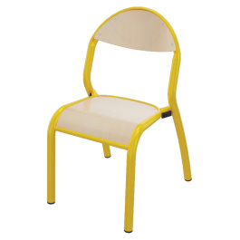 Chaise ROND'O assise et dossier Blueprotech® piètement époxy - T1 à T6 - Stock