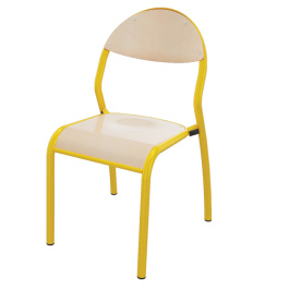 Chaise ROND'O assise et dossier Blueprotech® piètement époxy - T1 à T6 - Stock