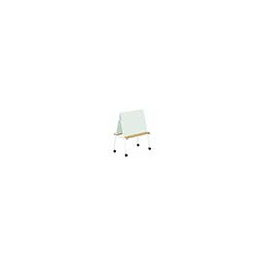 Chevalet double face stratifié piètement époxy - L85xP56xH105cm