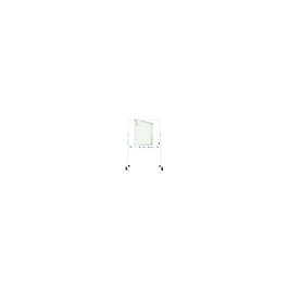 Tableau pivotant blanc pour feutre piètement époxy - L139xP60xH200 cm - Blanc RAL 9010