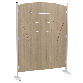 Claustra TIGES MDF stratifié MDF chant verni - L120xH160 cm