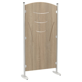 Claustra TIGES MDF stratifié MDF chant verni - L80xH160 cm