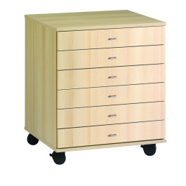 Meuble PICCOLO 6 tiroirs - L73,5xP60xH85,6 cm